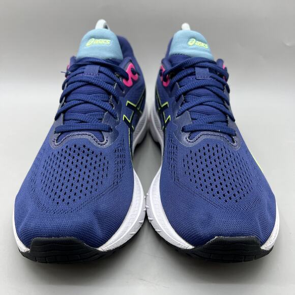 ASICS GT-1000 12 Running Shoes Womens Size 9 Blue Comfort Flytefoam Low Sneakers - Picture 2 of 8